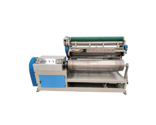 Semi-automatic paprallel paper roll making machine